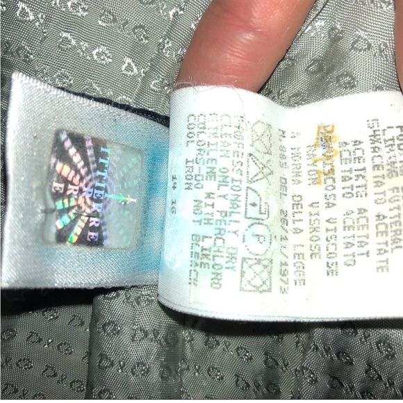 D&G DOLCE&GABBANA] Icy Grey Slim Jacket with pockets - Picture 14 of 14